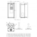 3-fazowy falownik 0,75kW 3x400 V AC VFD007CH43A-21 Delta Electronics